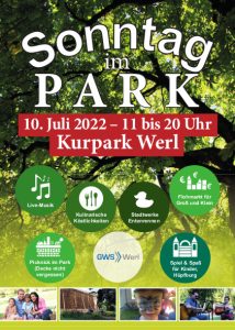 Plakat Sonntag im Park